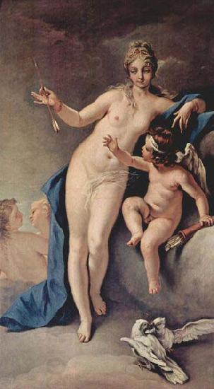 Sebastiano Ricci Venus und Amor oil painting picture